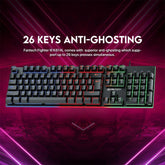 FANTECH | Fighter III K614L RGB Feel Mechanical Gaming Keyboard